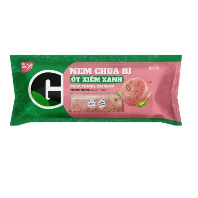 Nem chua bì ớt xiêm xanh G gói 180g