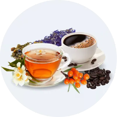 Trà, cà phê, nước giải khát