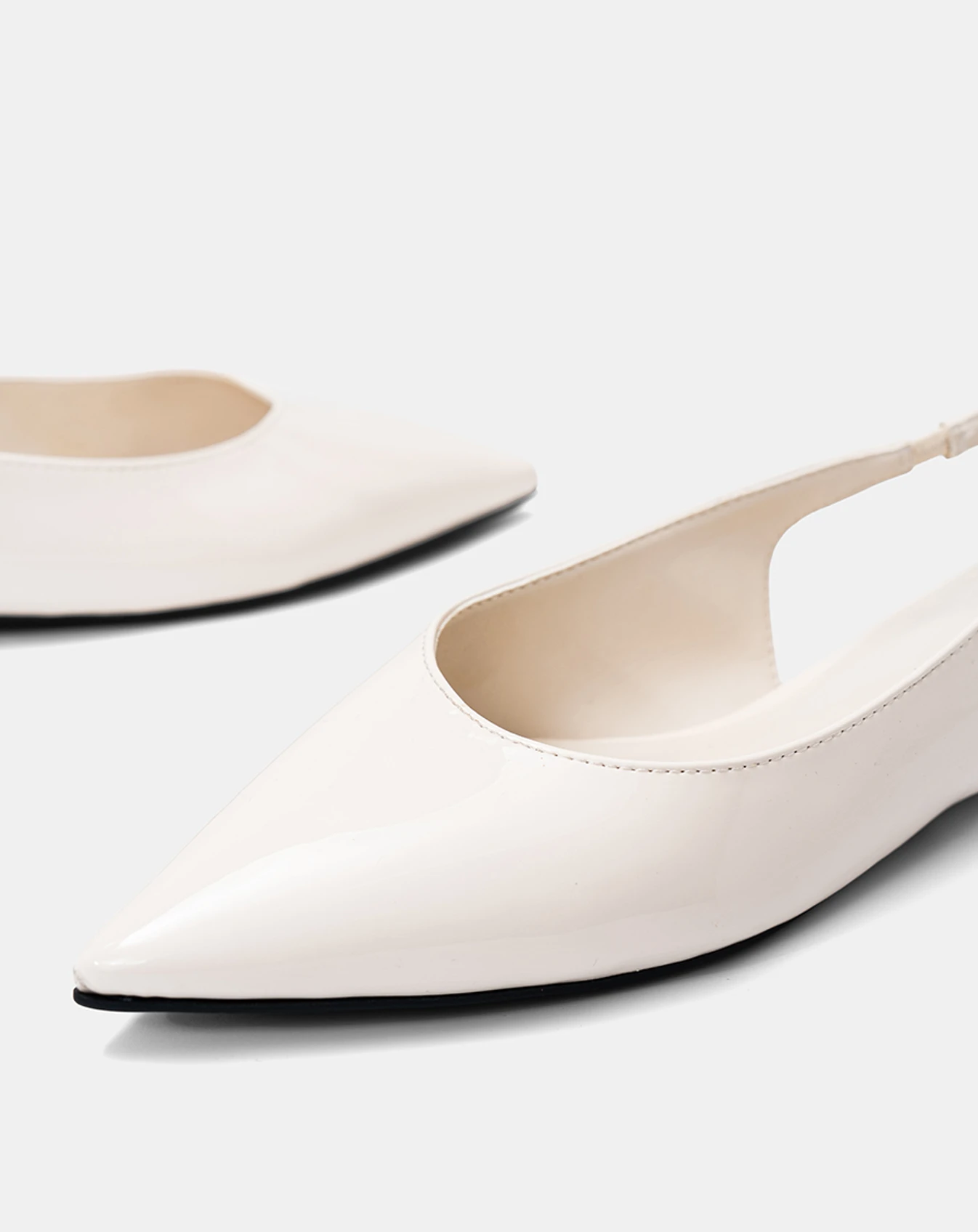 Giày Búp Bê Slingback Phối Dây Xích - Image 5