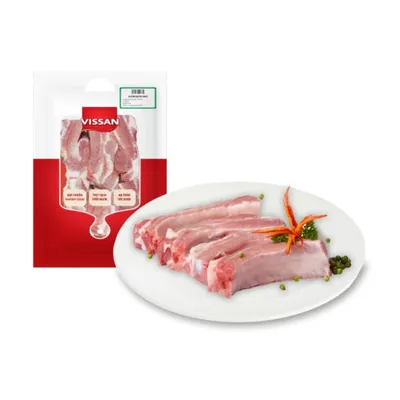 Sườn non heo thảo mộc Vissan 1Kg