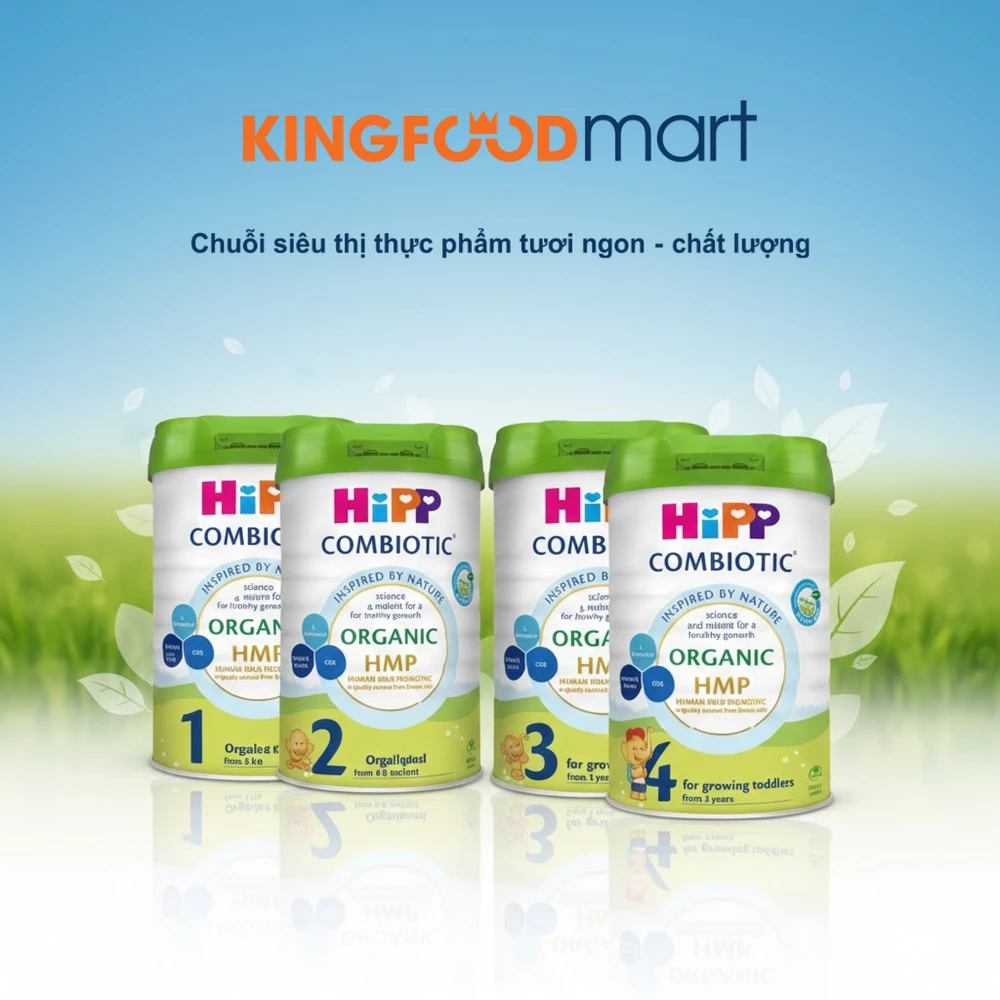 Sữa HiPP Organic Combiotic - Dòng sữa công thức siêu sạch chuẩn châu Âu được tin dùng hàng đầu tại Việt Nam.