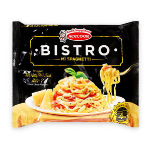 Mì spaghetti bistro xốt kem phô mai & bò bằm kiểu Ý Acecook gói 100g (1 Gói)