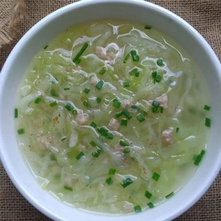Cách nấu canh bắp cải thịt băm bổ dưỡng