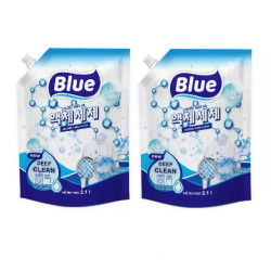 Combo 2 nước giặt deep clean Blue hương thanh xuân túi 2.1L