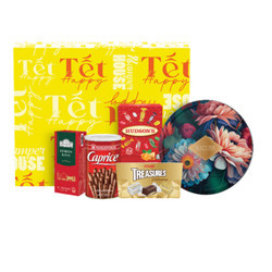 Bộ hộp quà tặng tết Happy Hamper House (kèm túi giấy) Hyperion (1 Hộp)