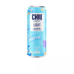 Nước trái cây lên men vị việt quất & vodka Chill Cocktail lon 320ml (1 Lon)