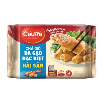 Chả giò da gạo hải sản Cầu Tre gói 400g