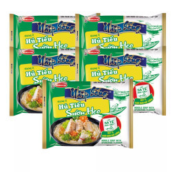 Combo 5 gói hủ tiếu sườn heo Nhịp Sống Acecook gói 70g (5 gói)