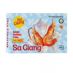 Bánh phồng tôm đặc biệt Sa Giang hộp 200g (1 Hộp)