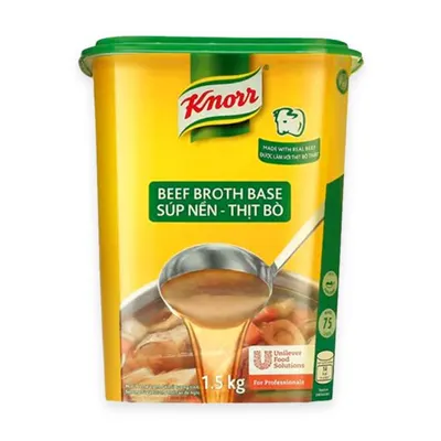Súp nền thịt bò Knorr hộp 1.5Kg