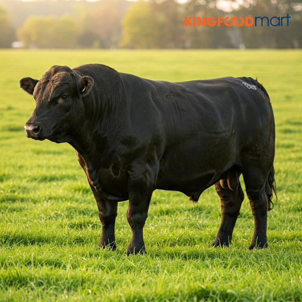 Black Angus là giống bò có nguồn gốc từ vùng Scotland, nổi tiếng với khả năng phát triển cơ bắp và tạo ra chất lượng thịt nạc đặc trưng.
