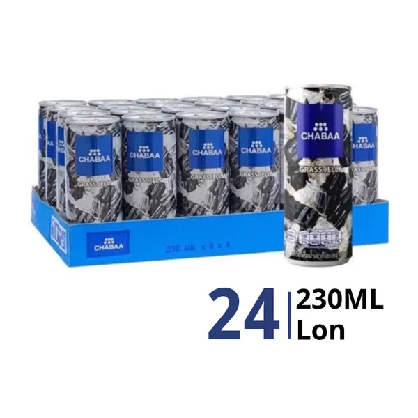 Thùng 24 lon nước sương sáo Chabaa 230ml