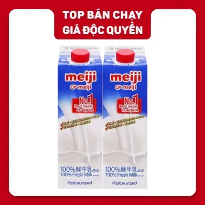 Combo 2 hộp sữa thanh trùng Meiji 946ml