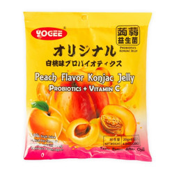 Thạch Konjac Probiotic hương vị đào Yogee gói 120g (1 Gói)