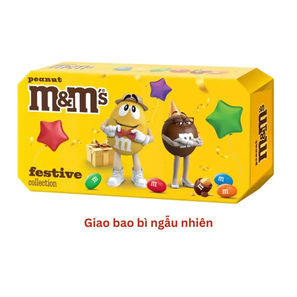 Kẹo socola đậu phộng M&M's gói 90g