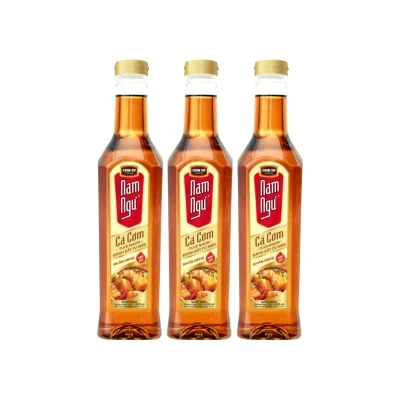 Combo 3 chai nước mắm nhãn vàng Nam Ngư 650ml