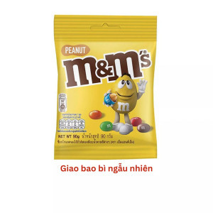 Kẹo socola đậu phộng M&M's gói 90g (1 Gói)