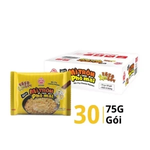Thùng 30 gói mì trộn phô mai mini Ottogi 75g
