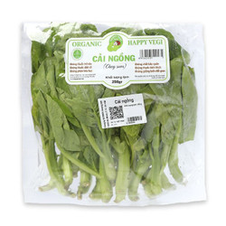 Rau cải ngồng hữu cơ Happy Vegi 250g (1 gói)