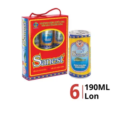 Nước yến sào Sanest hộp 6 lon x 190ml