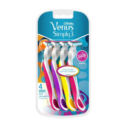 Dao cạo Venus Simply Gillette bộ 4 cây (1 Bộ)
