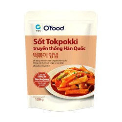 Sốt tokpokki truyền thống Hàn Quốc  O'food gói 120g