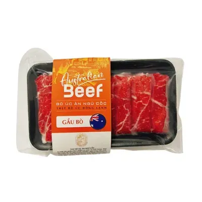 Gầu bò Úc đông lạnh Freshfoco vỉ 200g