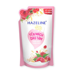 Sữa tắm da sáng yến mạch dâu tằm Hazeline túi 1kg