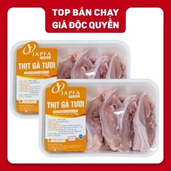 Combo 2 khay má đùi gà cắt miếng Japfa 500g