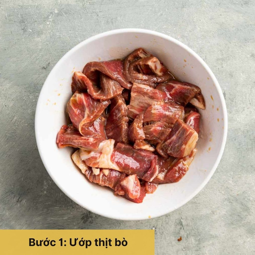 Ướp thịt bò