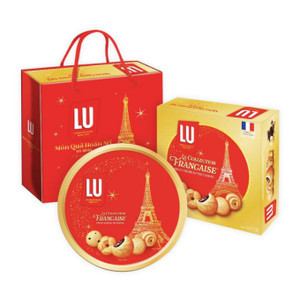 Bánh quy bơ công thức Pháp Lu hộp thiếc 320g (1 Hộp)