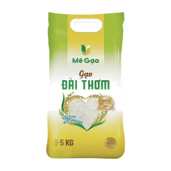 Gạo đài thơm Mê Gạo túi 5kg