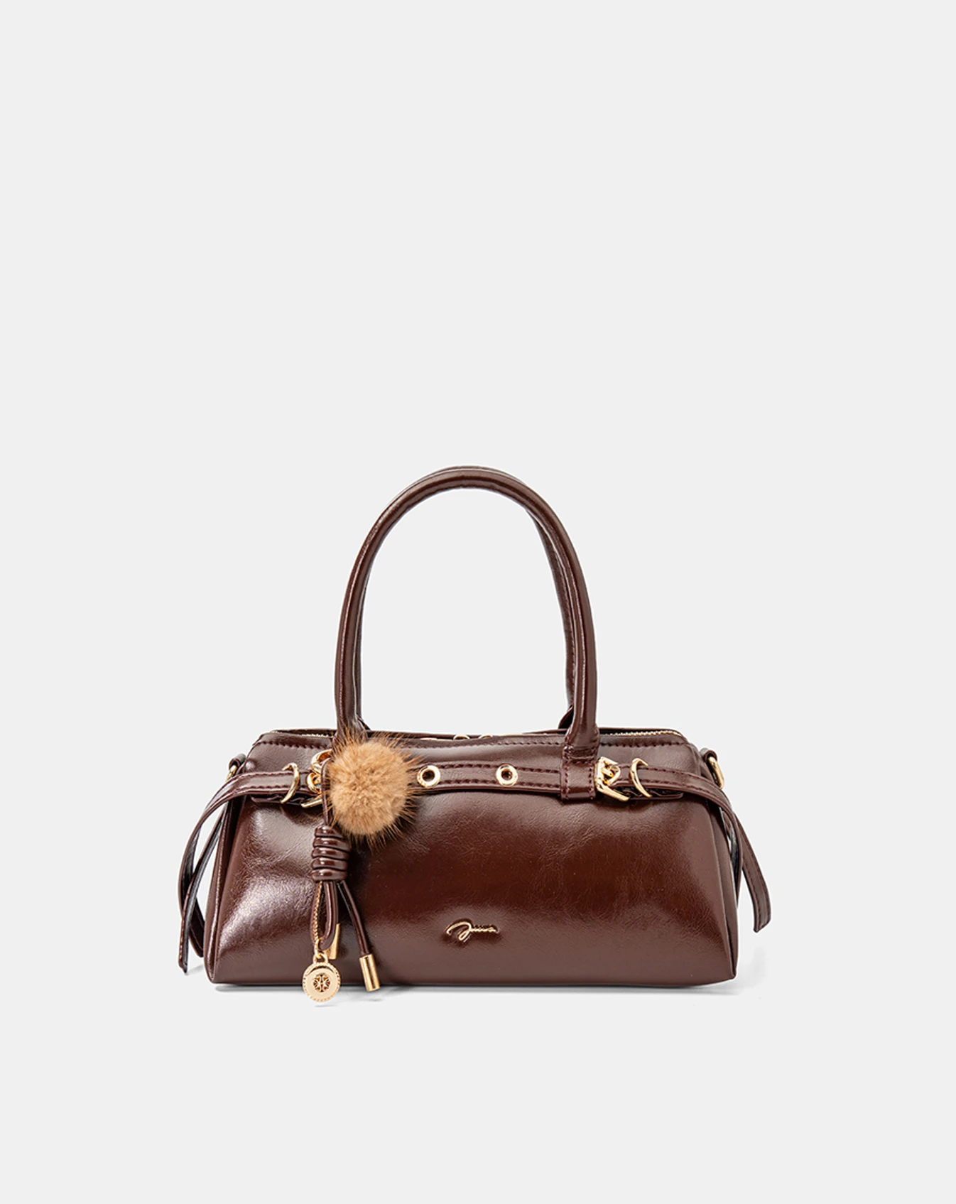 Túi Xách Nhỏ Top Handle Phối Charm Trang Trí - Image 1
