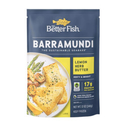 Cá chẽm phi lê cắt khúc sốt bơ chanh Food Source gói 340g (1 Gói)