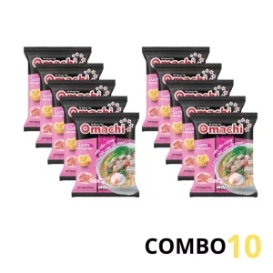Combo 10 gói mì dinh dưỡng khoai tây Omachi sườn hầm ngũ quả 80g