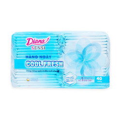 Băng vệ sinh hàng ngày sensi cool fresh Diana gói 40 miếng