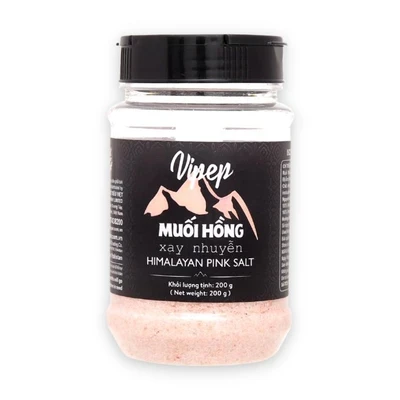 Muối hồng dạng nhuyễn Vipep hũ 200g