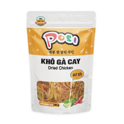 Khô gà cay bơ tỏi Poisi gói 50g (1 Gói)