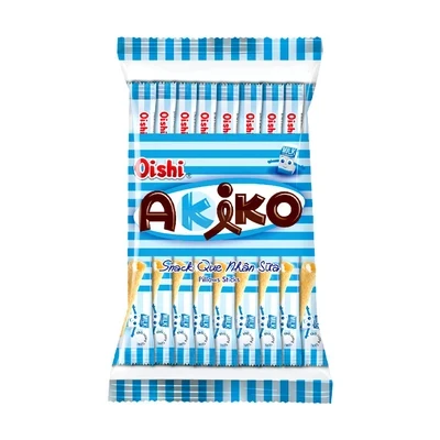 Snack que nhân kem Akiko Oishi đủ vị gói 140g