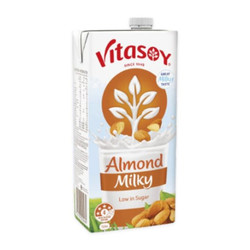 Thùng sữa hạnh nhân Vitasoy ít đường hộp 1 lít (12 Hộp)