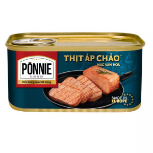 Hộp thịt áp chảo Ponnie hộp 200g (1 Hộp)