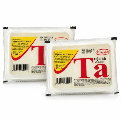 Combo 2 hộp đậu hũ ta Vị Nguyên hộp 280g