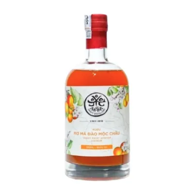 Rượu mơ má đào Mộc Châu 19% Mầm chai 530ml
