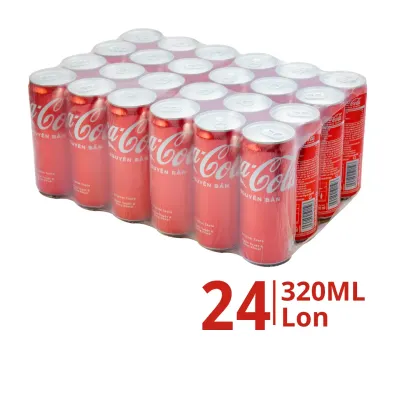 Thùng 24 lon nước ngọt Coca Cola 320ml