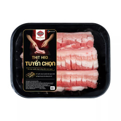 Ba rọi heo khứa BBQ Meat Master khay 400g (1 Khay)