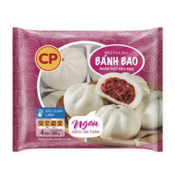 Bánh bao nhân thịt heo BBQ CP gói 320g (1 Gói)