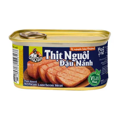 Thịt nguội đậu nành chay nguyên vị ăn liền Ông Chà Và hộp 200g