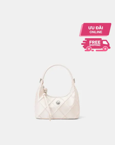 Túi Xách Nhỏ Hobo Chần Hoạ Tiết
