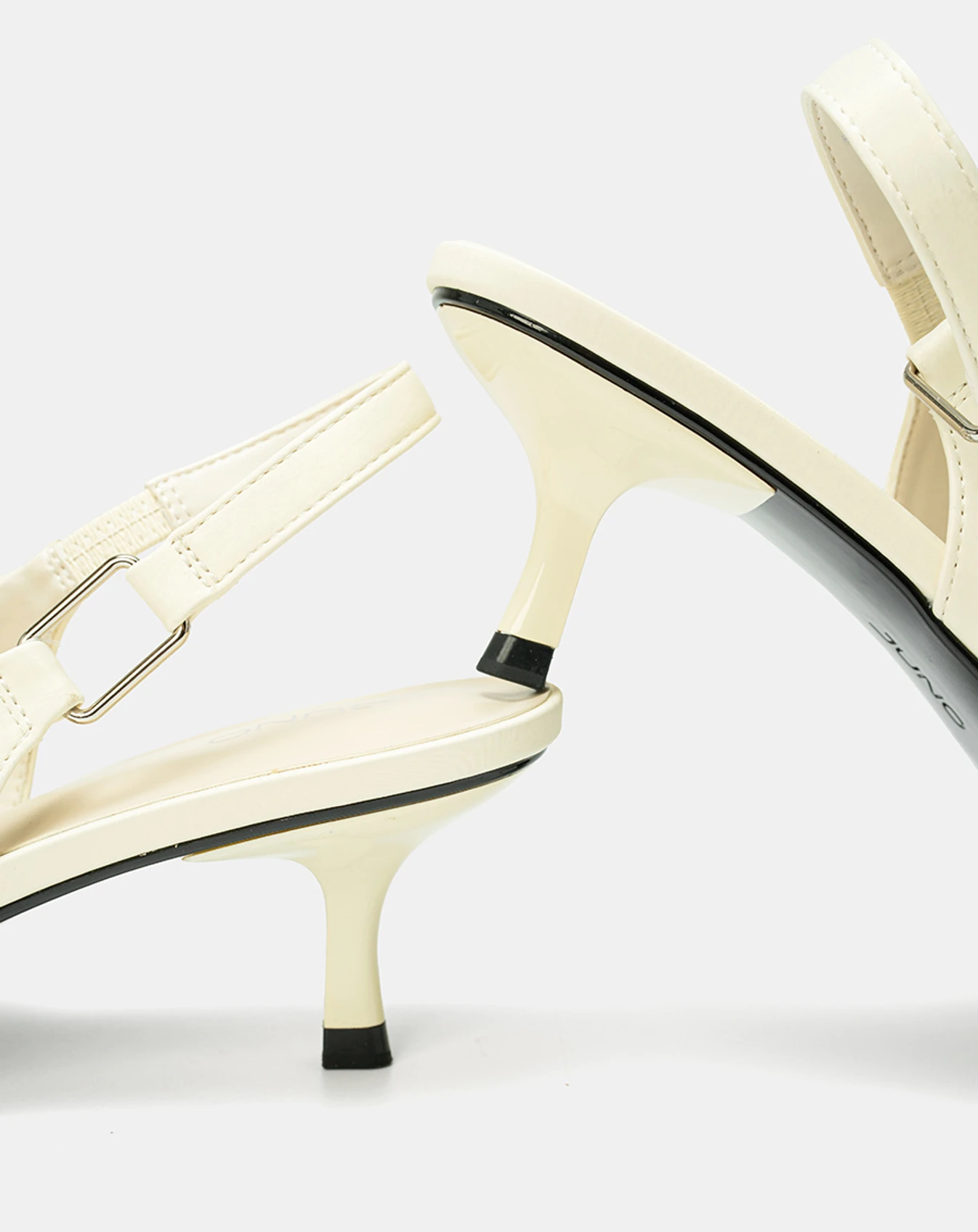 Giày Cao Gót Slingback Phối Khóa Trang Trí - Image 4