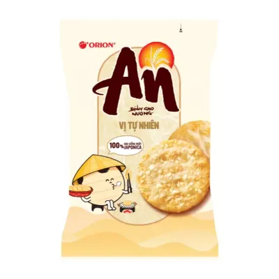 Bánh gạo An vị tự nhiên Orion gói 151.2g